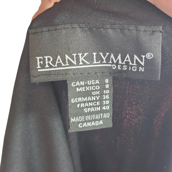 Frank Lyman Bright Colorful Striped Batwing Blouse Sz 8 - Picture 6 of 7